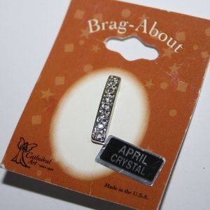 Brag abouts Silver Pendant NWT April
